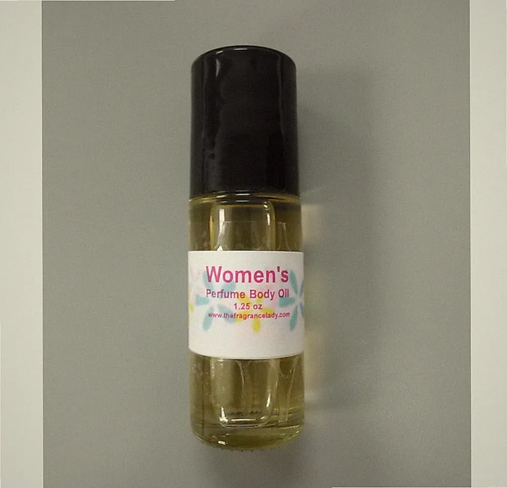 1.25 Oz Baby Powder Perfume Body Oil Fragrance Roll On Bottle Large