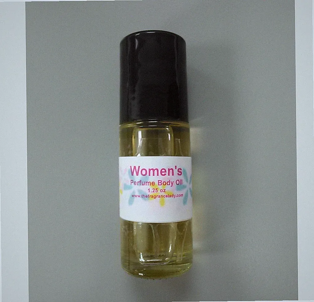 1.25 Oz Coconut Cream Perfume Body Oil Fragrance Roll On Bottle Large