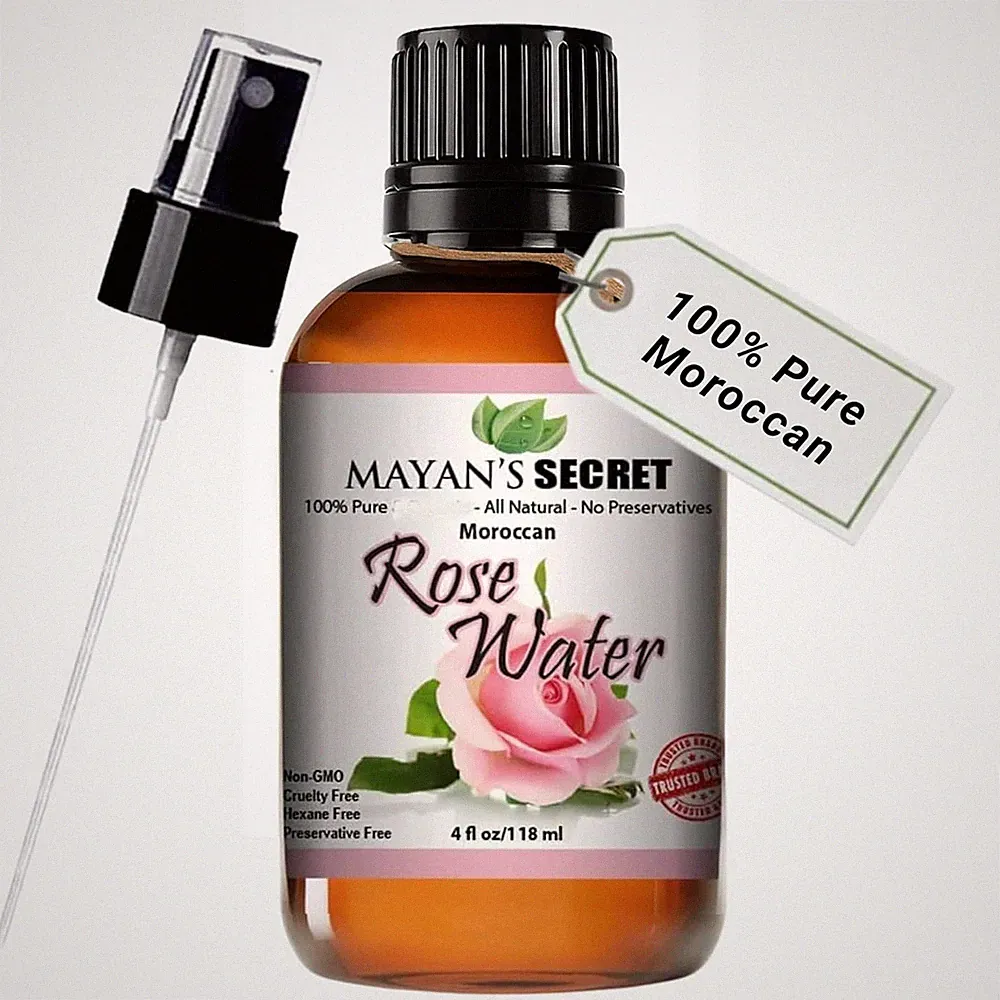 100% Pure Rose Water | 4oz | Chemical Free | Imported from Morocco