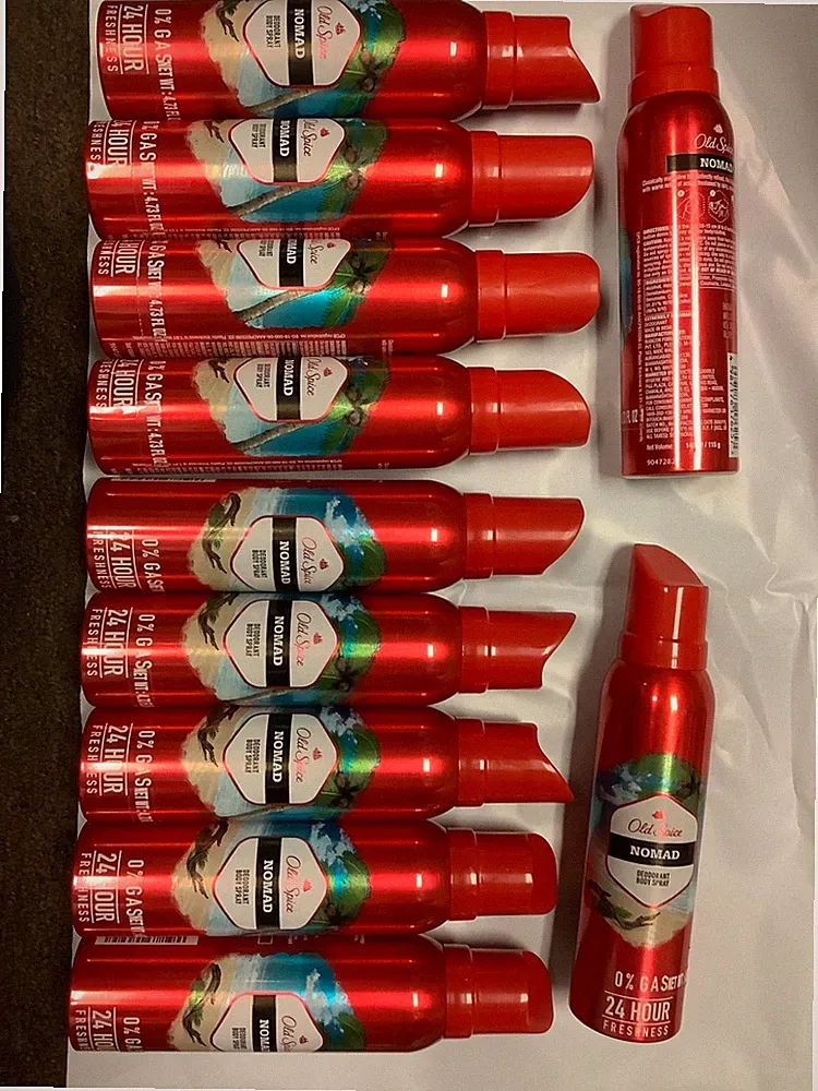 12*Old Spice Nomad No Gas Deodorant Body Spray Perfume for Men, 140 ml