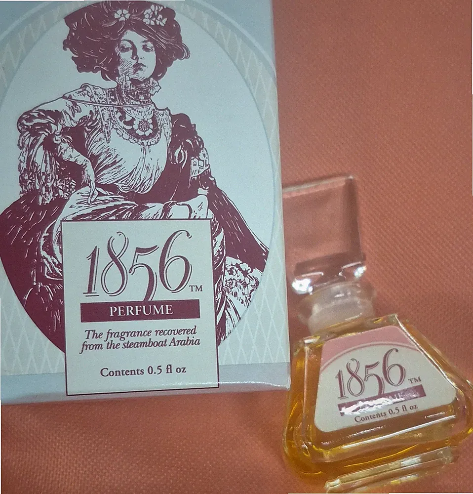 1856 Perfume 0.5 fl oz Fragrance Recovered from Steamboat Arabia with Box