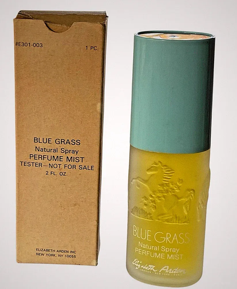 1980s NOS Elizabeth Arden Blue Grass Perfume Mist 2 oz VTG
