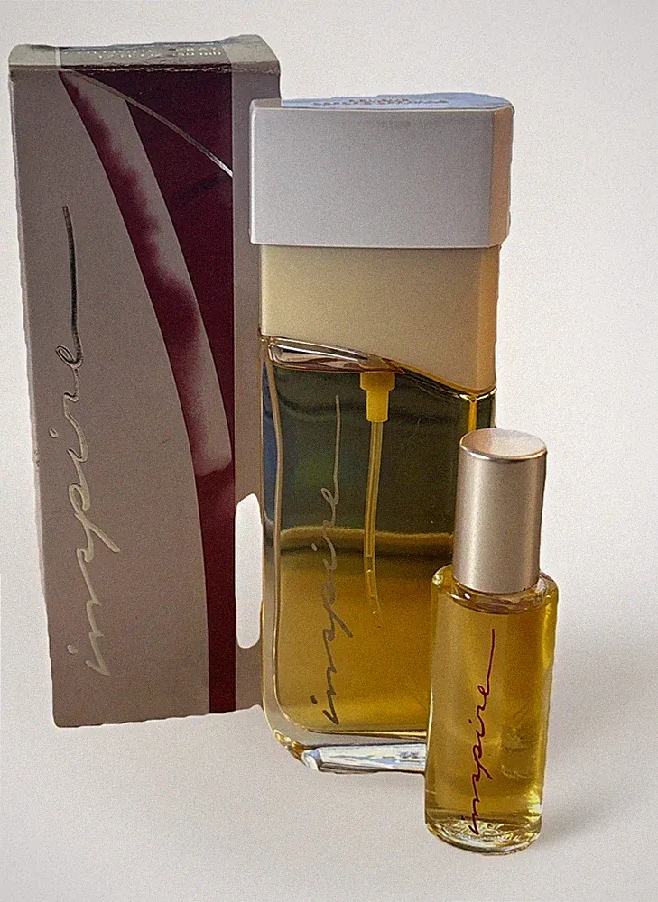 1991 Avon Inspire Perfume Cologne Spray 1.7 fl oz & MINI Travel Size .33