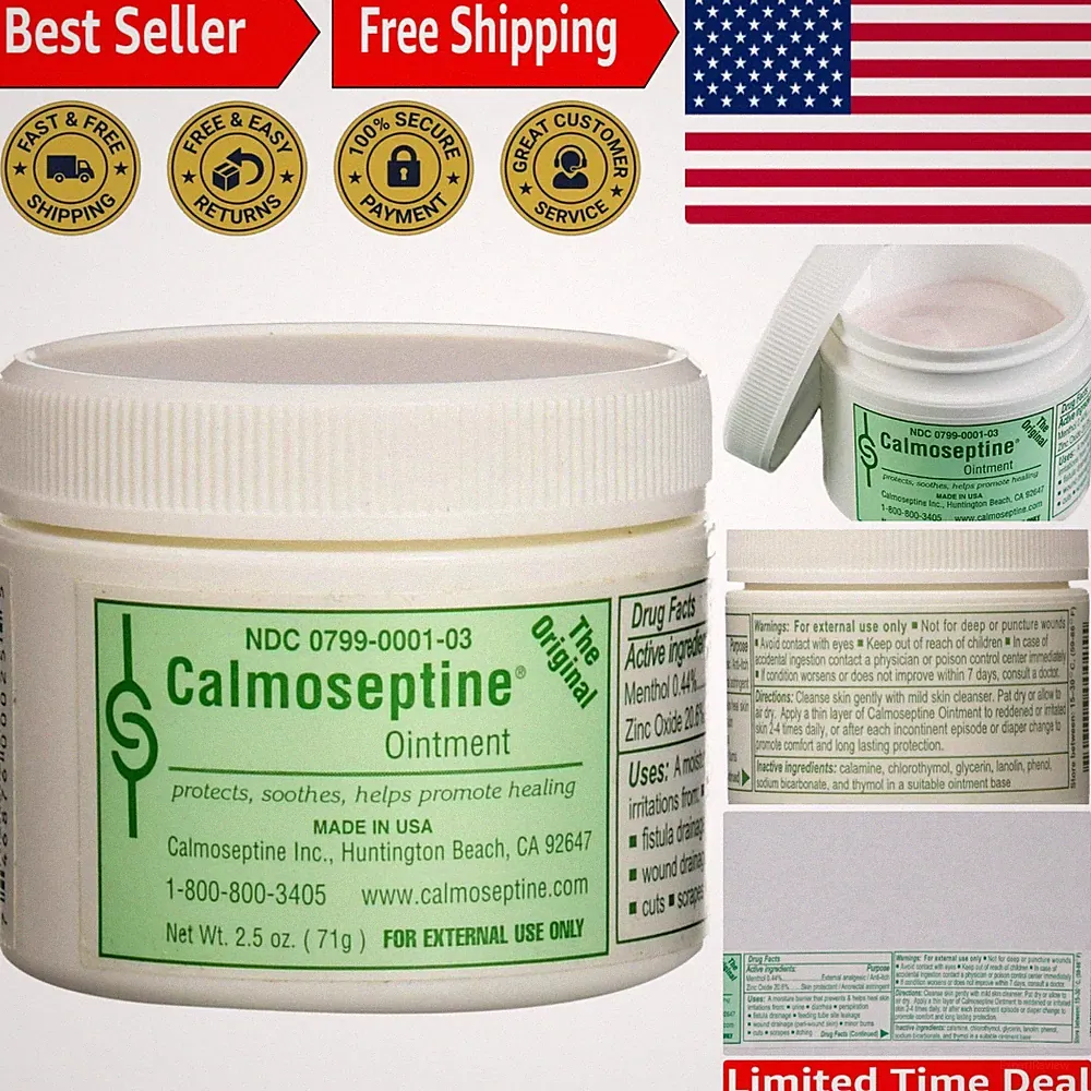 2.5oz Unscented Skin Protectant Cream for Healing Irritations - Daily Use