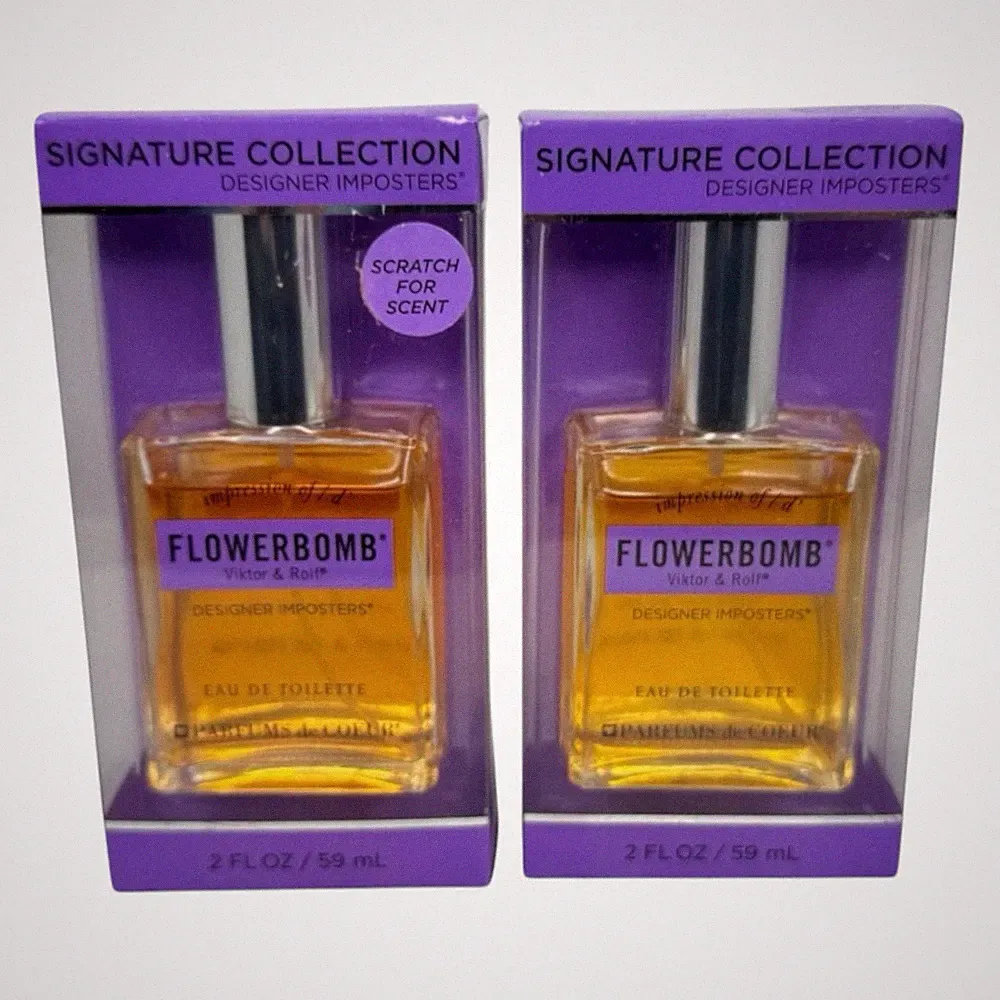 (2) Designer Imposters FLOWERBOMB Signature Collection 2 FI Oz Perfume New