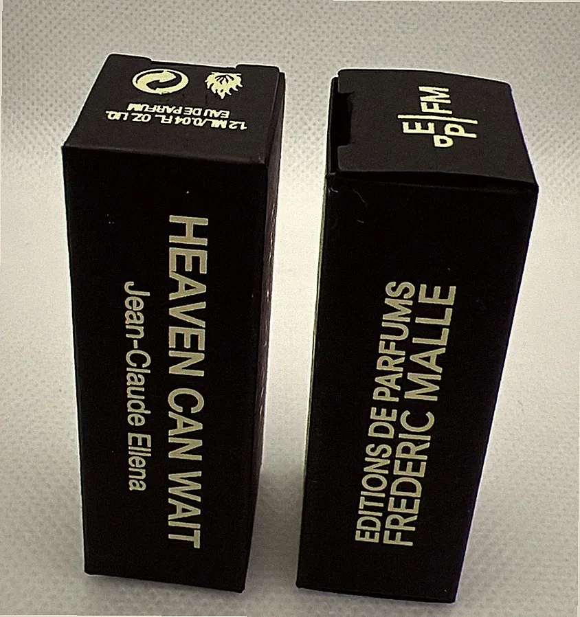 2 Frederic Malle Heaven Can Wait Eau De Parfum SAMPLE Z4 1.2 ml each Tot. 2.4ml