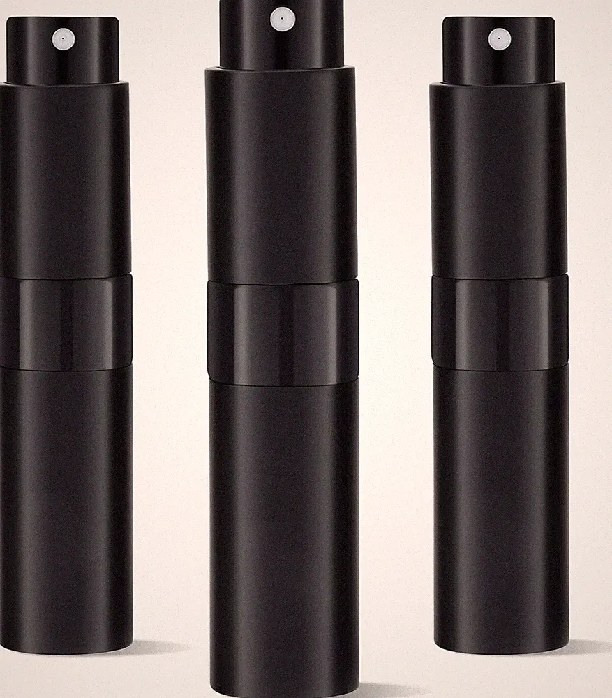 2 or 3Pcs 8ml Cologne Travel Bottle, Perfume Atomizer, Refillable black