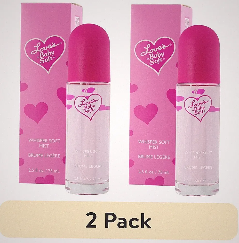 (2 pack) Baby Soft Whisper Soft Mist, Perfume Spray 2.5 fl oz