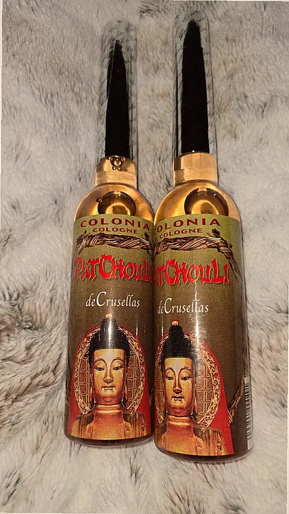 2 Pack de Crusellas Co Patchouli Cologne Splash Fragrance Perfume Scent