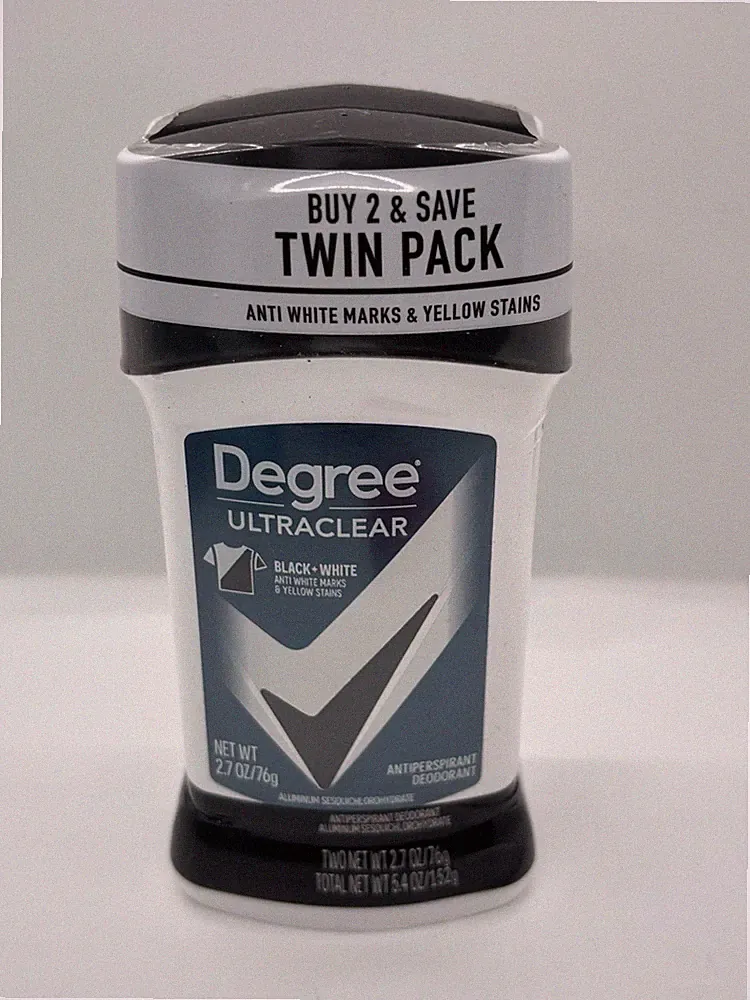 2 Pack Degree Men UltraClear Deodorant 72-Hour Protection 2.7 oz