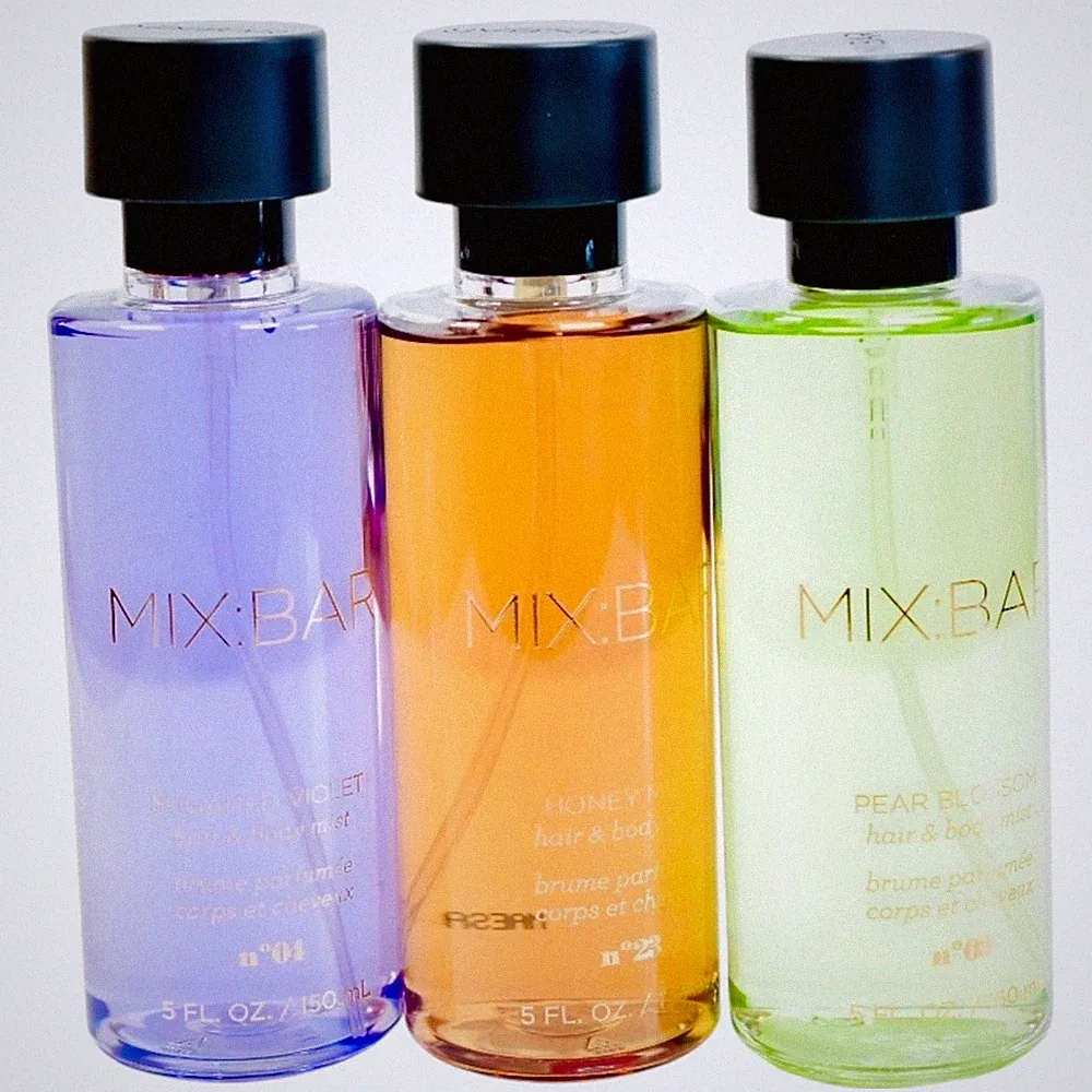 2 Pack Mix Bar Hair & Body Spray Mist 5oz / 150 mL New Choose Your Scent