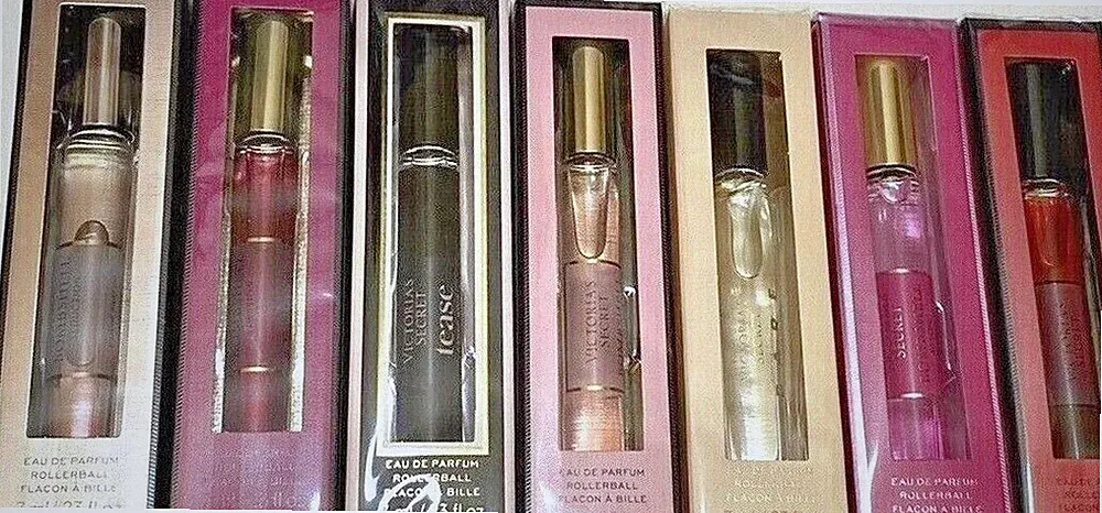 2 Pack Victoria’s Secret Rollerball Eau De Parfum Perfume 7 ml/ .23fl oz.