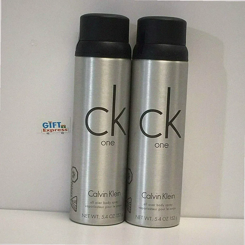 2 PCS CK One by Calvin Klein 5.0oz Body Spray – Brand New Unisex Fragrance Set
