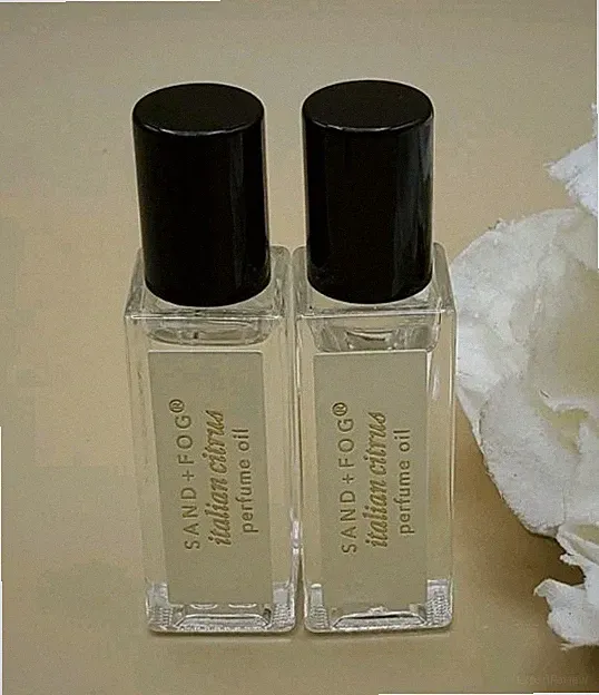 2~Sand + Fog Italian Citrus Parfum Rollerball Oil 0.17 ML New Without Box