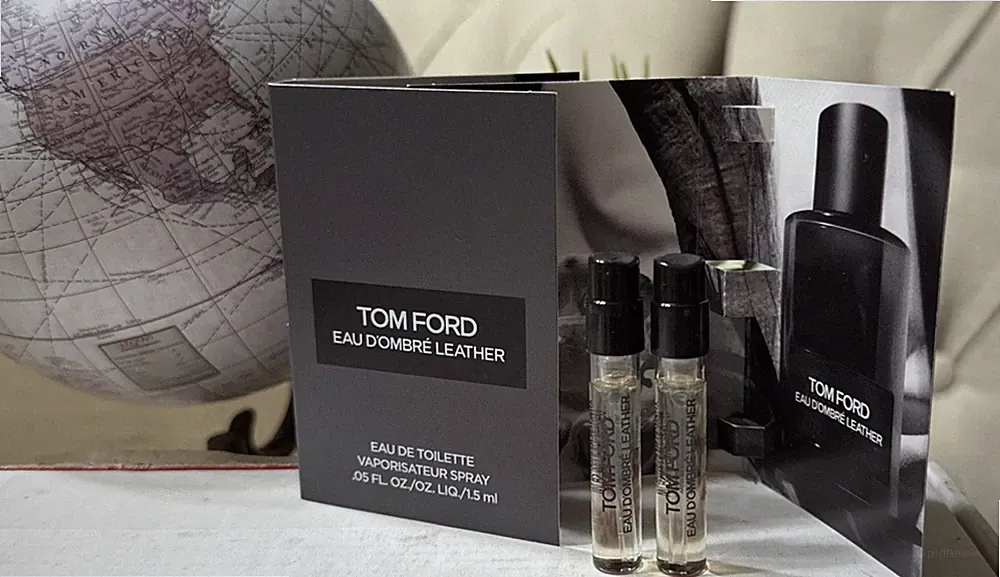 2 Tom Ford Eau D'Ombre Leather Eau De Toilette 1.5ml Sample Spray