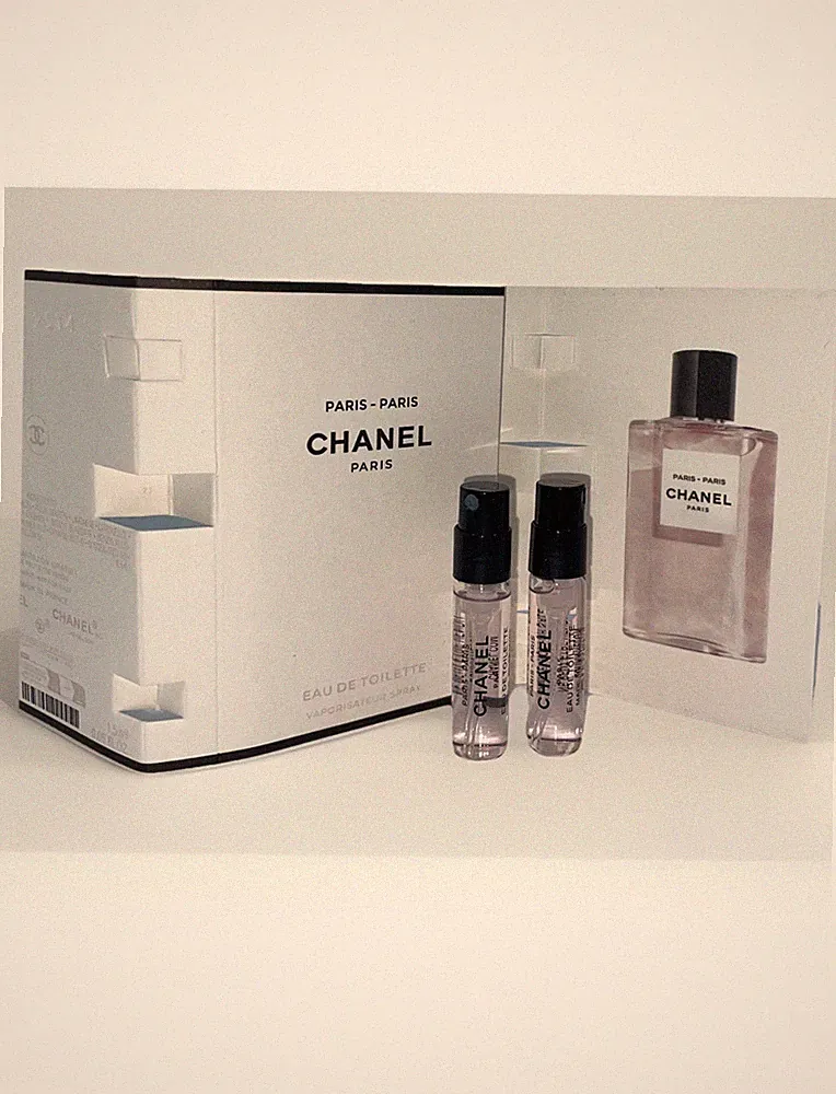 2 X CHANEL PARIS PARIS 0.05oz / 1.5ml EDT Spray Perfume Samples NEW 2026