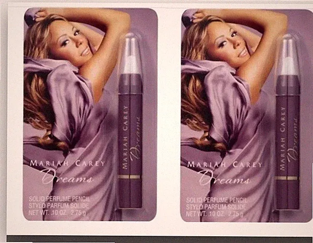 2 X Mariah Carey Dreams Perfume Discontinued Solid Perfume Pencil Purple