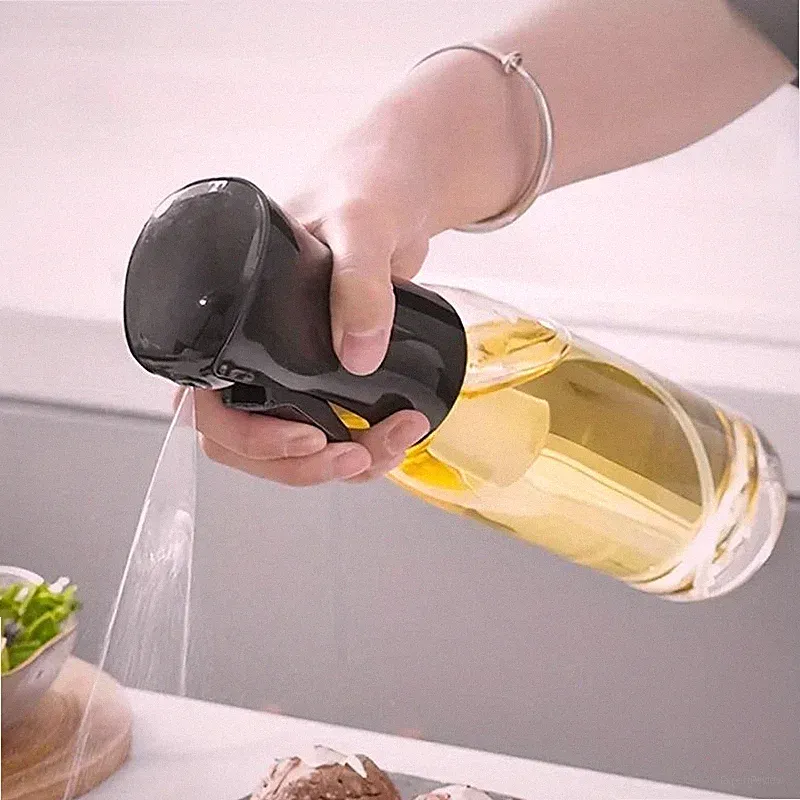 200/300/500ml Oil Spray Bottle – Kitchen Cooking Dispenser for Olive Oil & Vineg