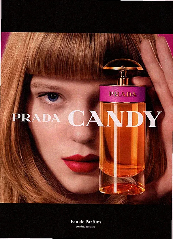 2013 Prada Candy Lea Seydoux perfume 1-page MAGAZINE AD