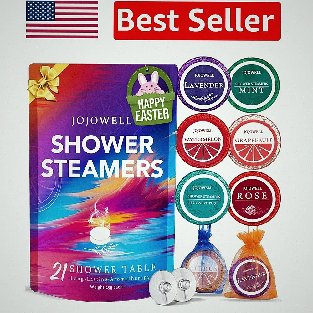 21 Pcs Shower Steamers Aromatherapy Gift Set – Luxurious Self-Care Essentials