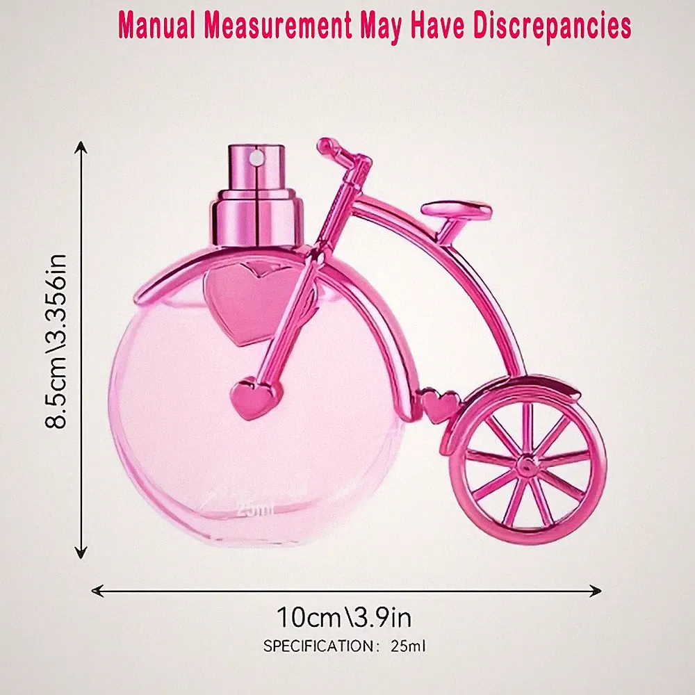25/50ml Women's Perfume Bicycle Design Oriental Floral Fragrance fits Daily Wear