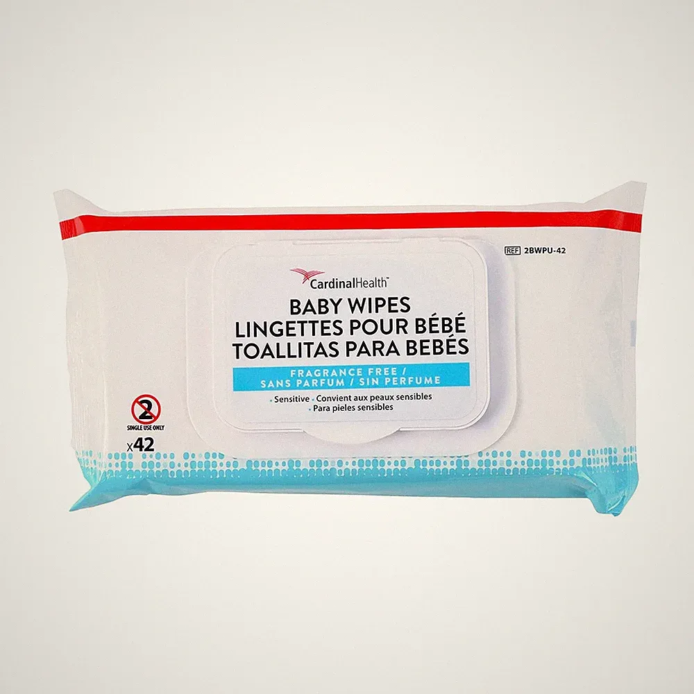 2BWPU-42 Premium Baby Wipes - Sensitive, Hypoallergenic, Free of Dyes, Fragrance