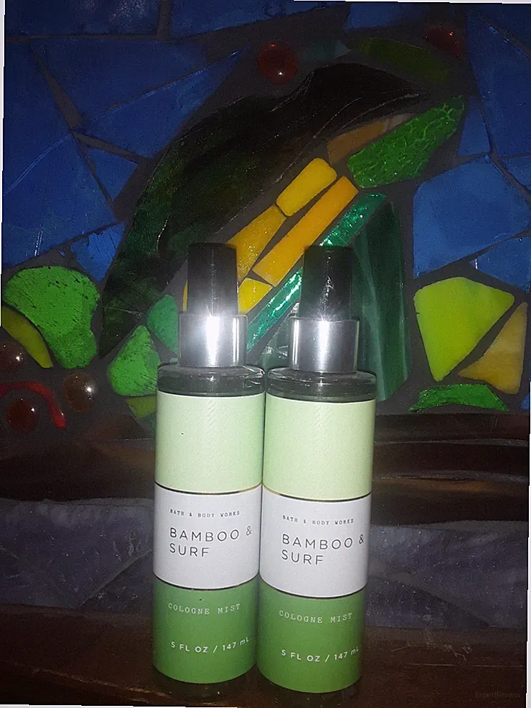 2x Bath & Body Works Bamboo & Surf Cologne Perfume Mist RARE LOT x2