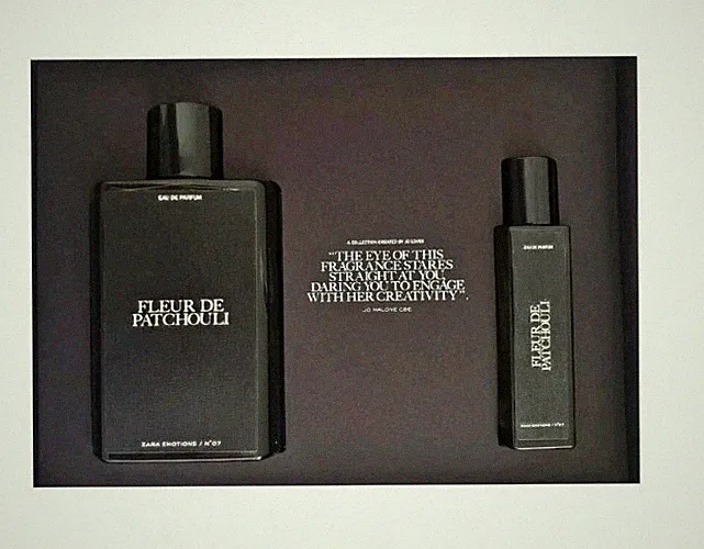 🌿2X Bottles Zara JO MALONE FLEUR DE PATCHOULI EDP 90ml & 15ml Gift Set New!