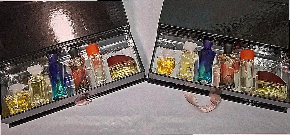 2X-Mary Kay Perfume Gift Set Collection of 6 Mini Fragrance Bottles - 5ml Each