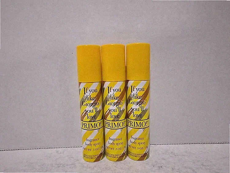 3 Designer Imposter Like GIORGIO PRIMO Fragrance Body Spray 0.5 oz each *New*
