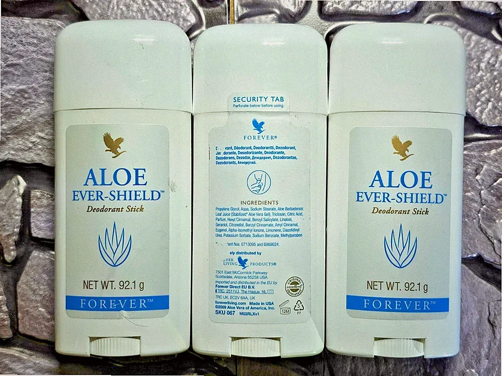 3 - Forever Living ALOE Ever-Shield DEODORANT Stick - Aluminum Free