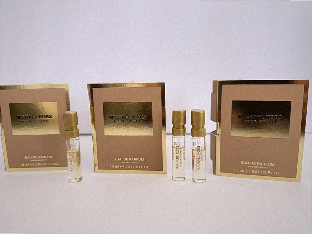 3 Michael Kors Pour Femme Eau de Parfum Perfume Sample Spray 1.5 ml /.05 oz New