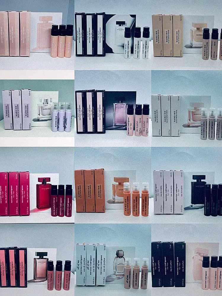 3 Narciso Rodriguez Perfume Sample Spray 0.6ml - 1ml -Choose Your Scents