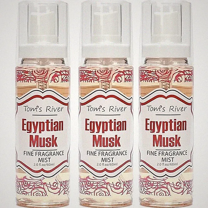 3 Pack - Perfume Body Spray Mist – Egyptian Musk 2oz *MADE IN USA* Brand New!!!