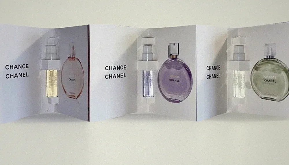 3 Piece Set CHANEL CHANCE Perfume Collection Sample Vials Spray 1.5ml EDP -EDT