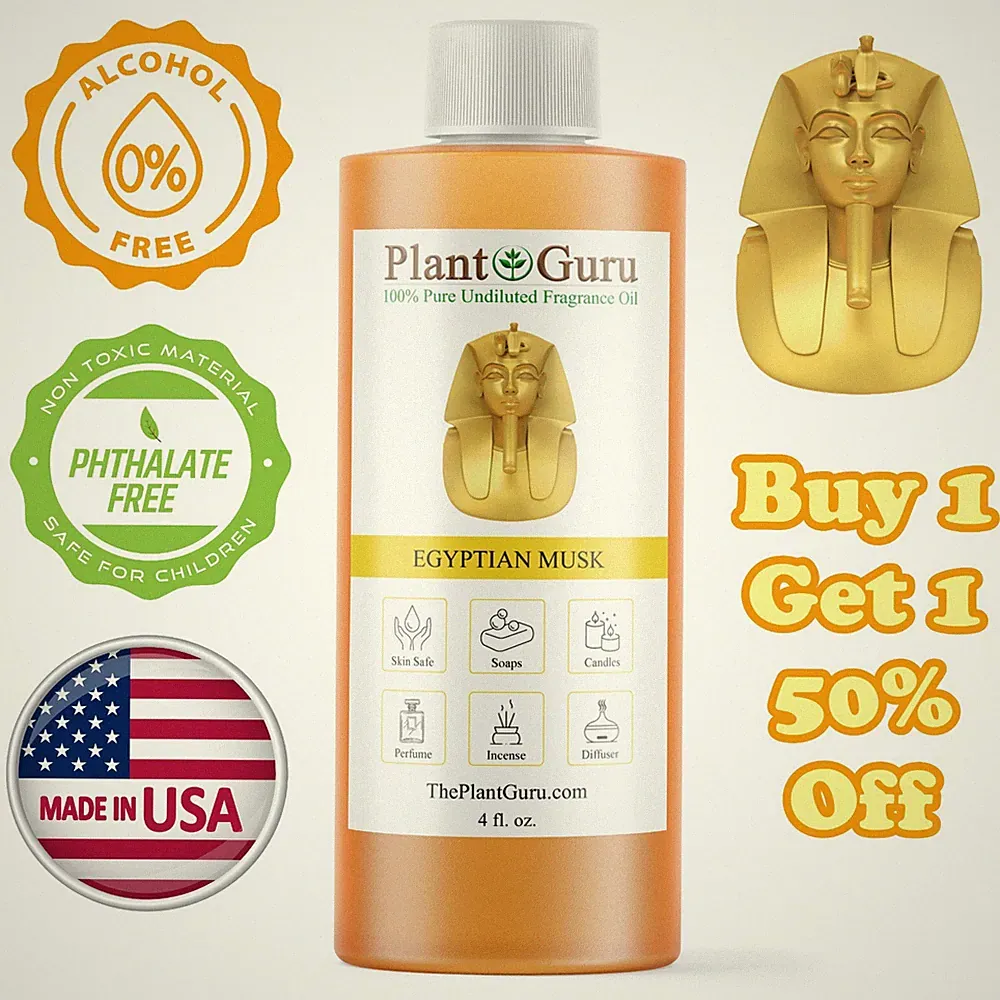 4 oz. Egyptian Musk Perfume Fragrance Body Oil - Pure Thick Uncut