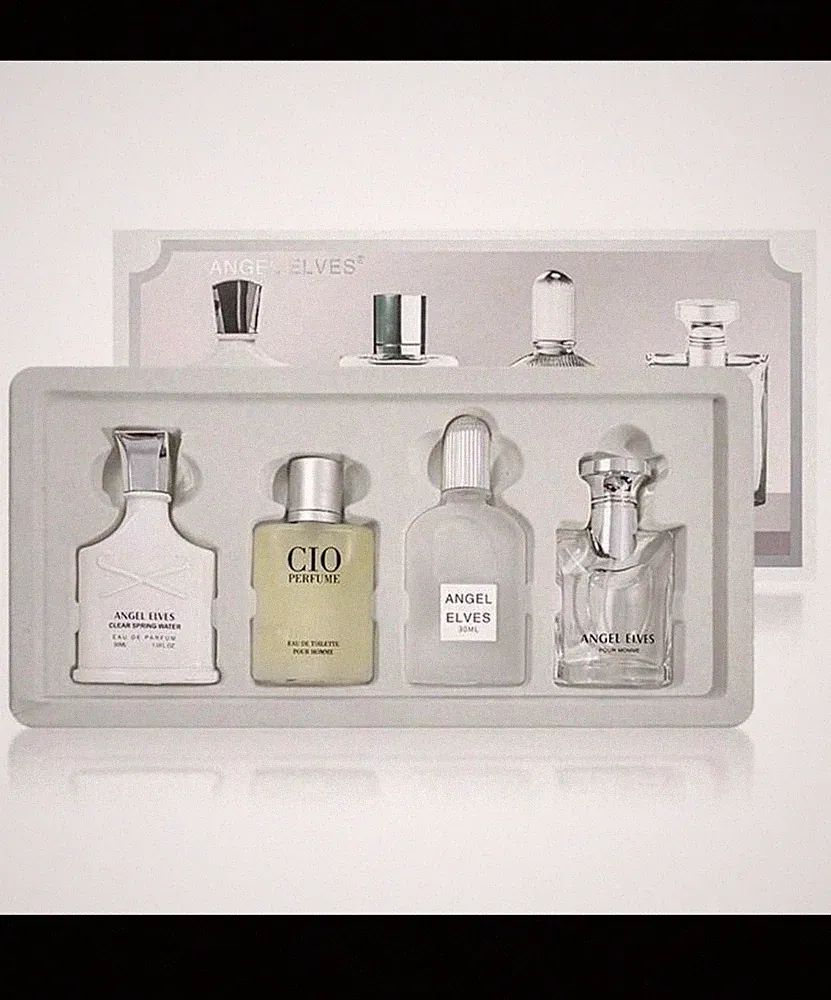 4 Pcs Luxury Unisex Cologne Gift Set | Fragrances Perfume For Women & Men
