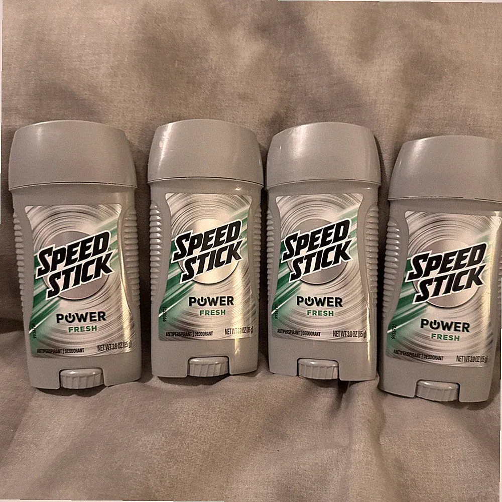 4 SPEED STICK POWER FRESH SCENT ALL DAY PROTECTION MENS WHITE SOLID DEODORANT