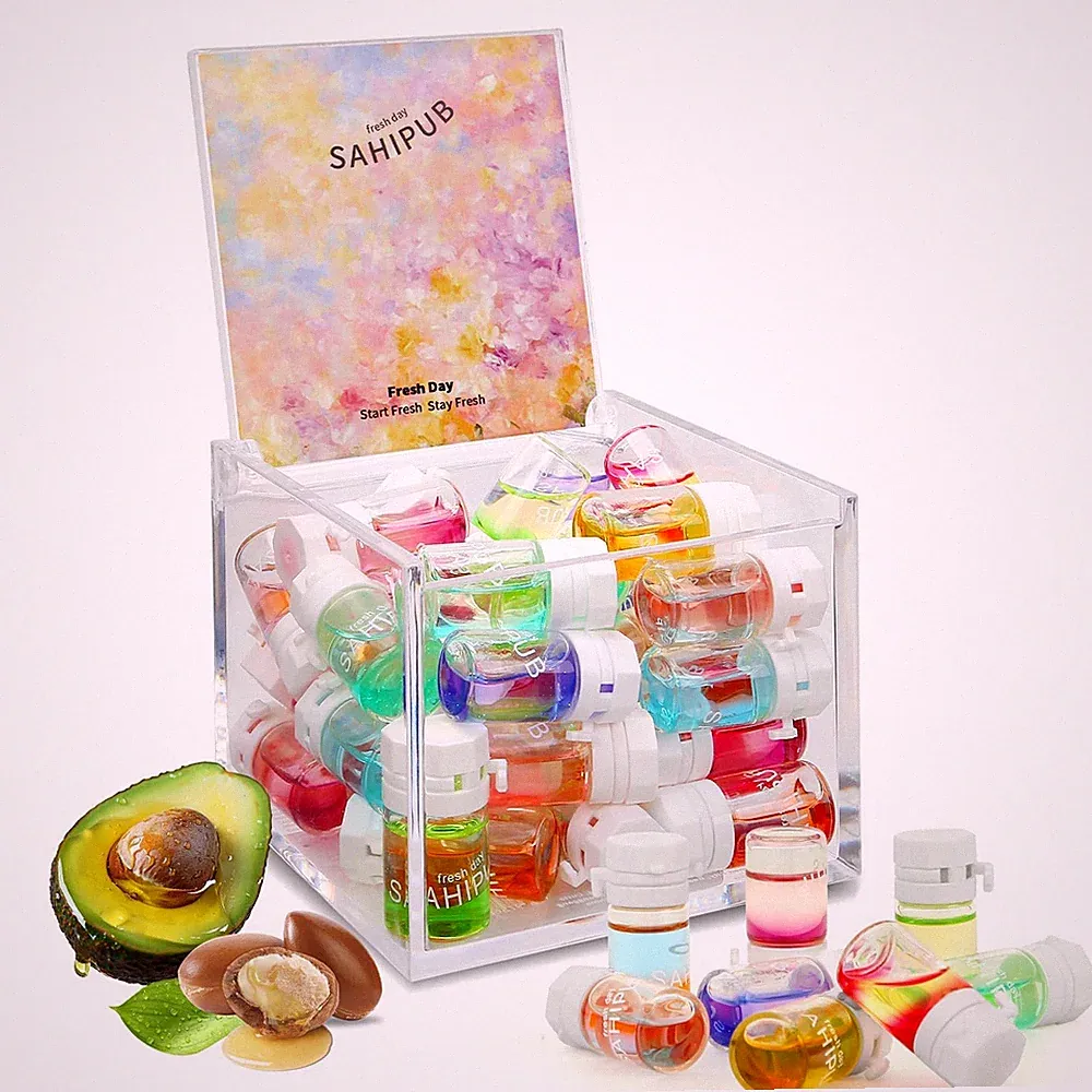 40 Pcs Hair Oil Perfume - Essence Oil Hair Perfume 2 in 1 for Frizz Dry Dama...