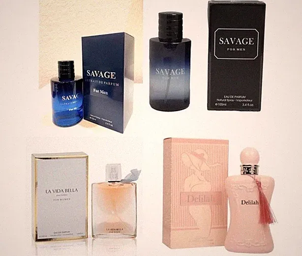 4pc Women& Men Fragrances 3.4oz Bottle Perfume & Cologne Assorted Free Shipping