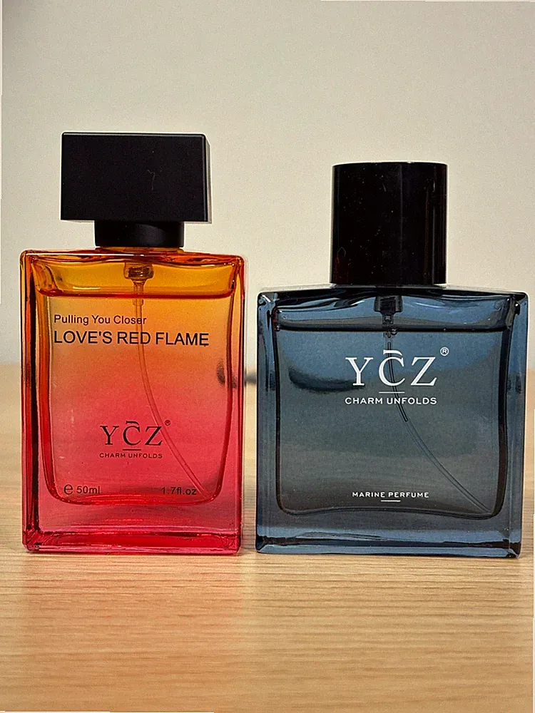 50ml Marine Perfume for Men Long Lasting Fresh Aquatic Scent Eau de Parfum Spray