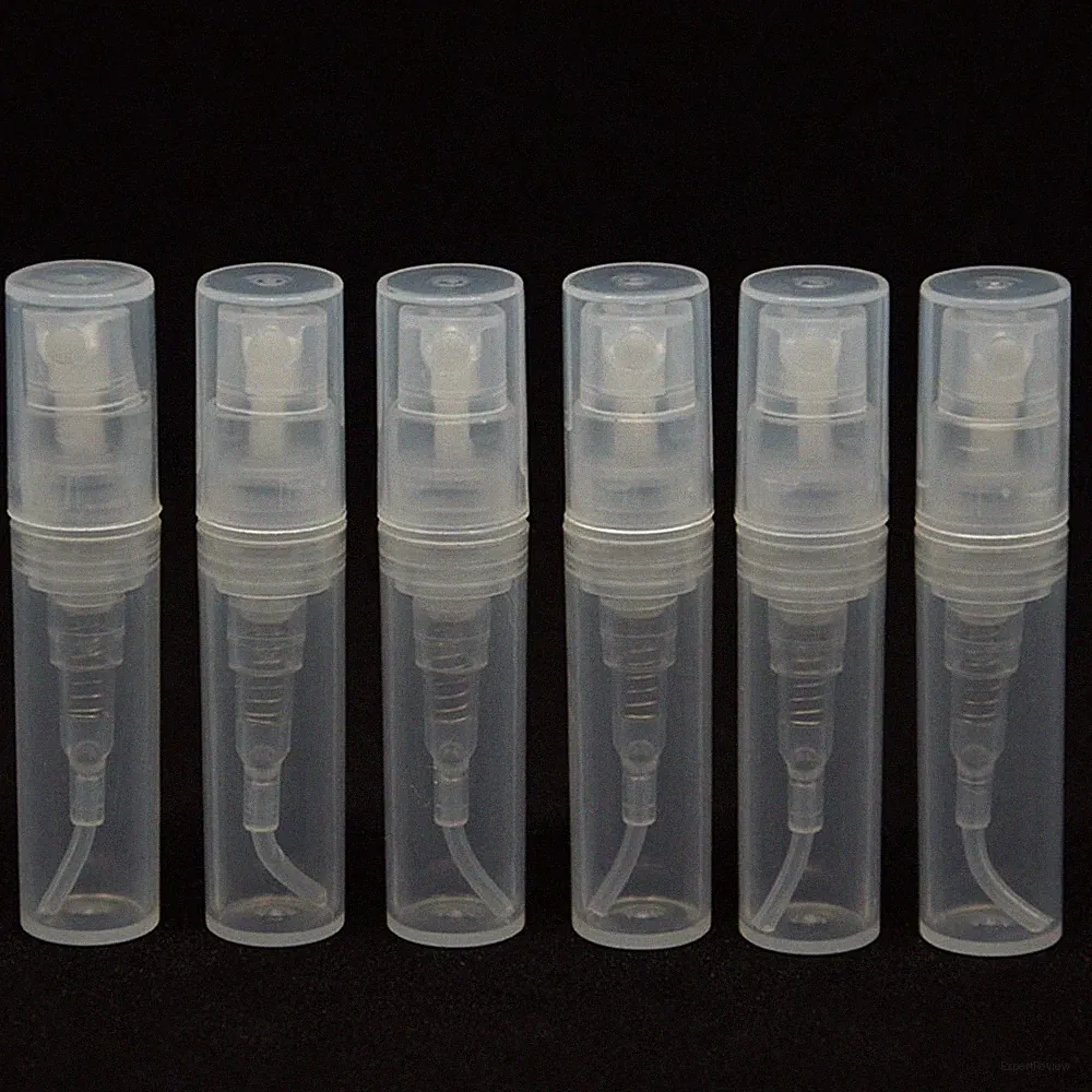 50x Refillable Mini Spray Atomizer Perfume Liquid Empty Sample Bottle Travel 2ml