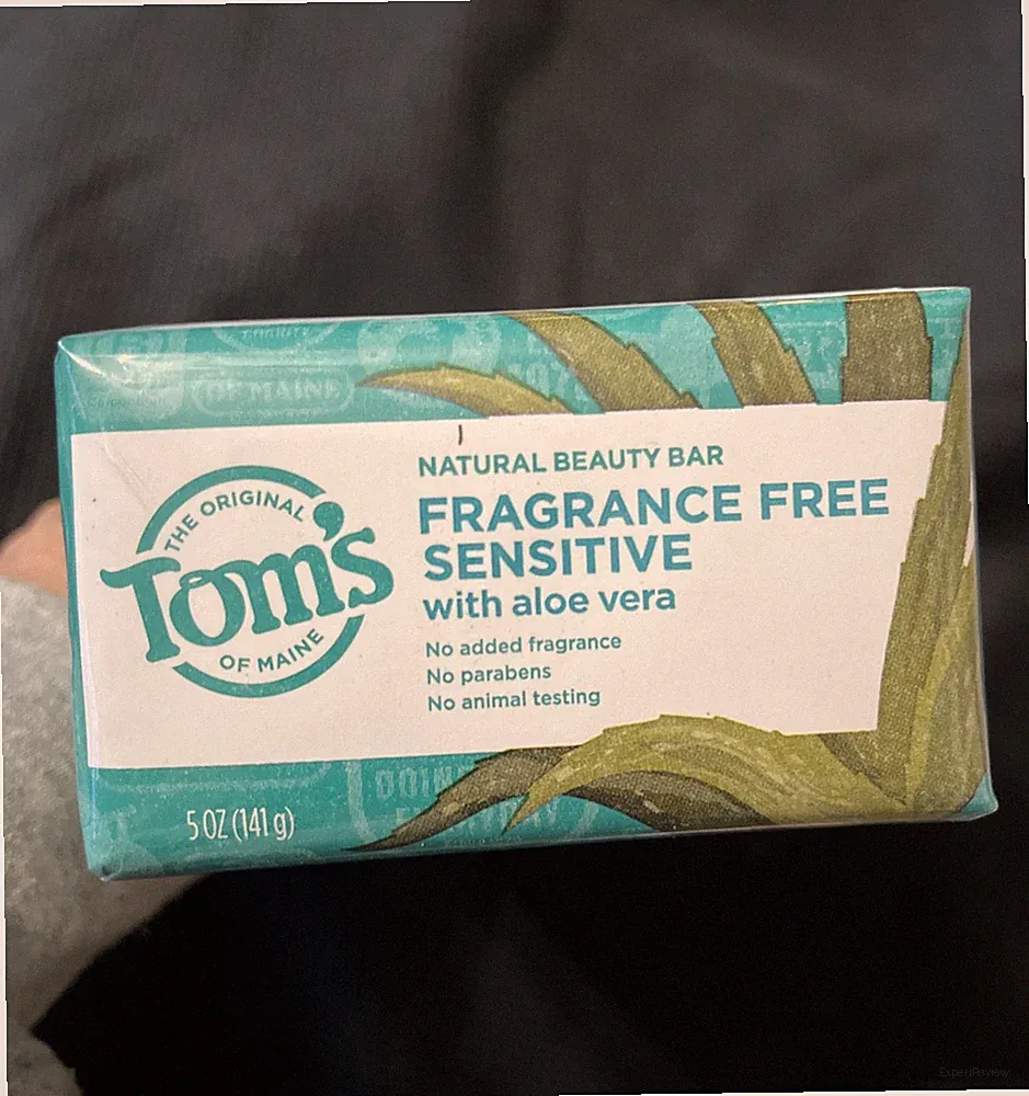 6 Bars - Natural Beauty Bar Soap with Aloe Vera, Fragrance-Free Sensitive 5 oz