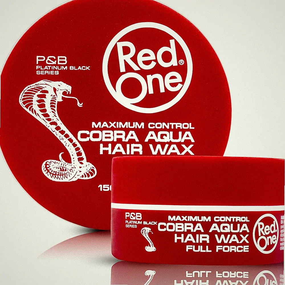 (6 Pack) RedOne Cobra Aqua Hair Wax Full Force Maximum Control 150ml (3286)