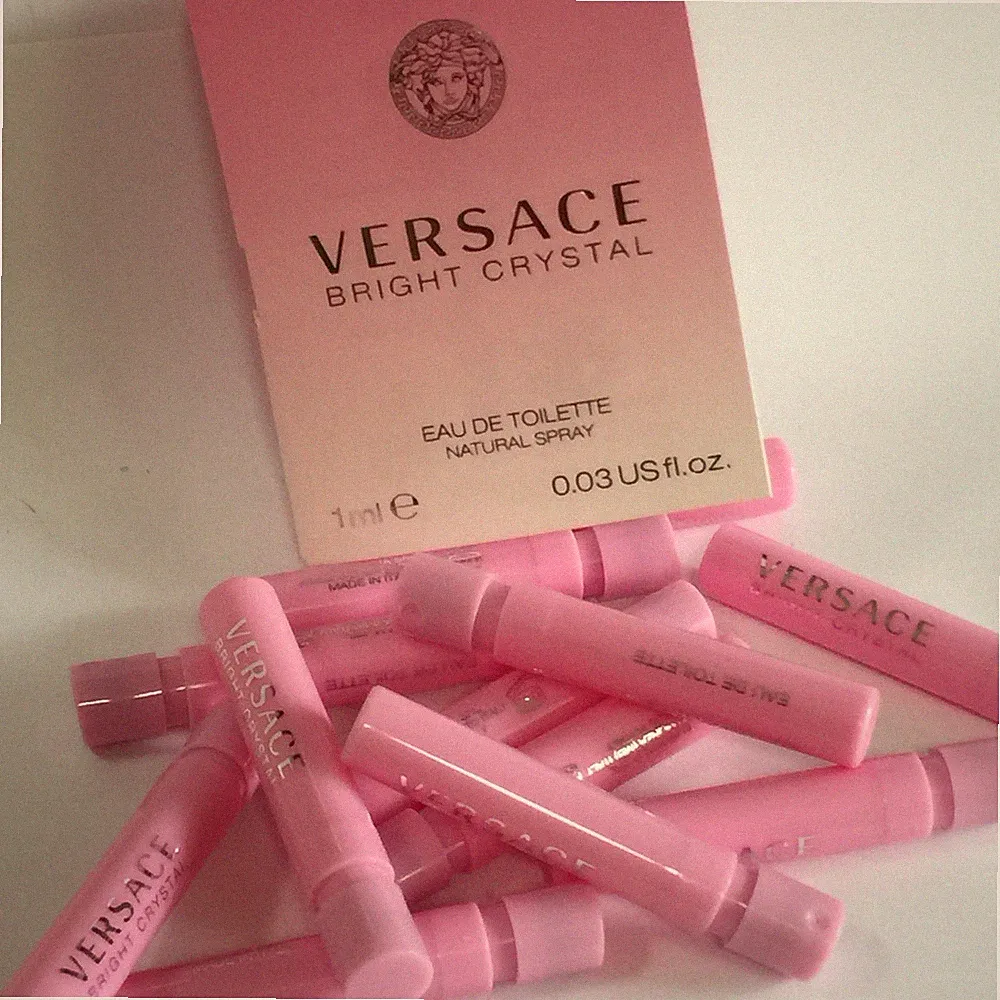 60 Versace Bright Crystal EDT Perfume 1ml Travel Sample Spray as pictured. NEW
