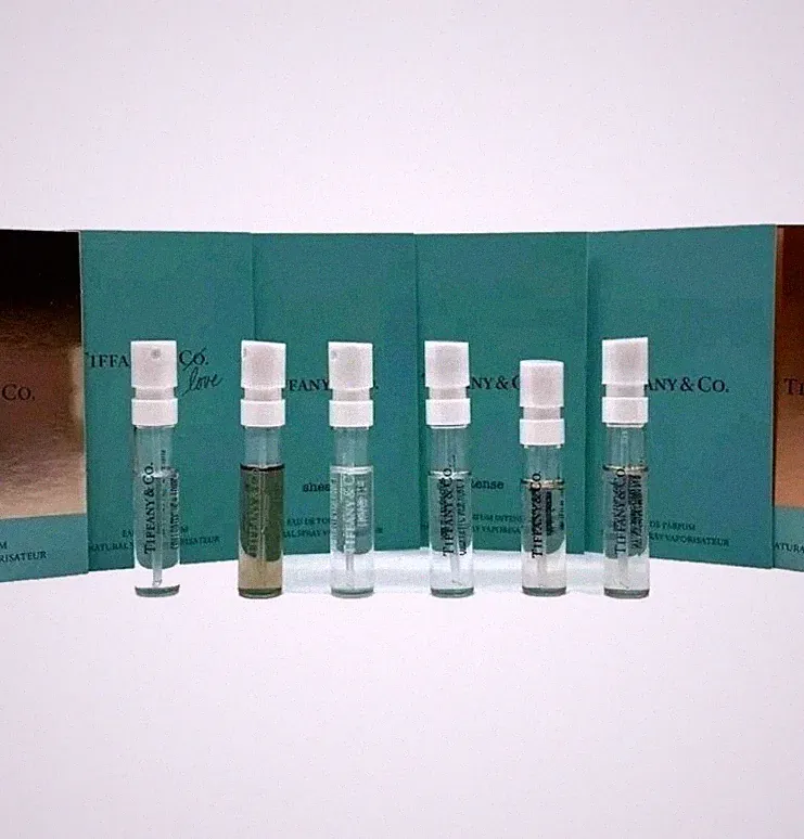 6PC Tiffany Co Perfume Sample Set NICE GIFT For Valentines Day!