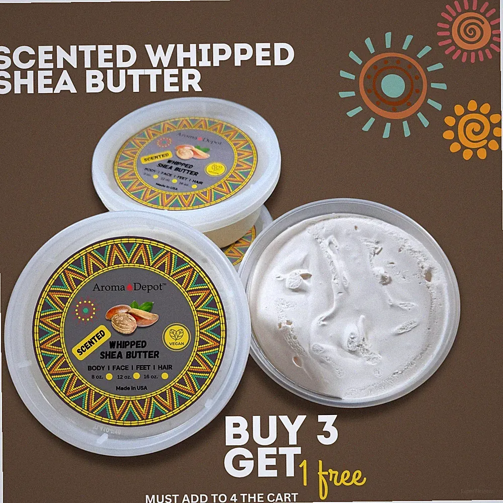 8 oz Whipped Scented Body Butter with Shea Butter & Fragrance Oils for Body Hair