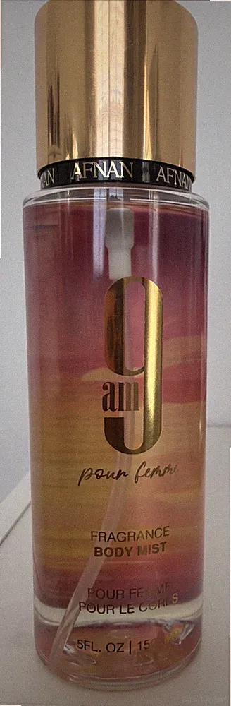 9 am Pour Femme by Afnan 5 FL OZ FRAGRANCE BODY MIST POUR FEMME