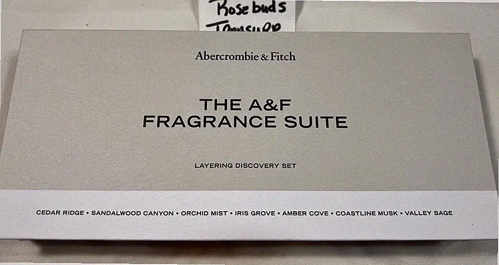 Abercrombie & Fitch Layering Discovery Suite Fragrance Sample Set Cedar Ridge
