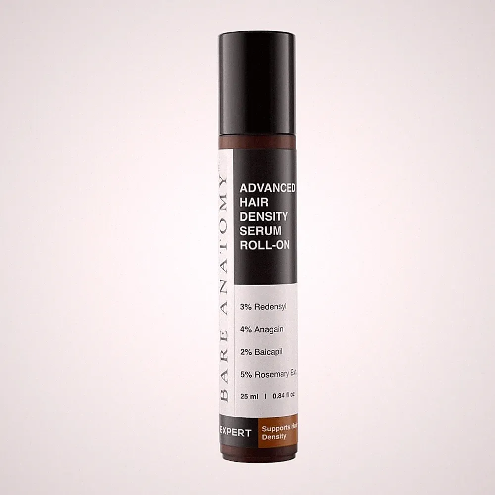Advanced Hair Density Roll-On for Hair Growth with Redensyl, Anagain & Rosemary